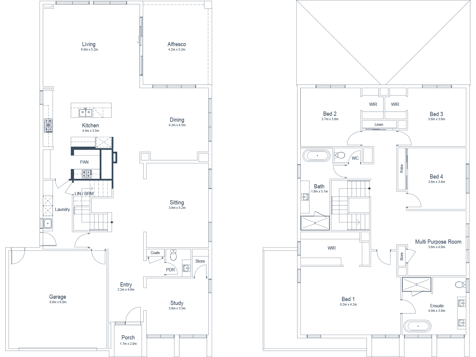 Contemporary Residence Glenvill Homes