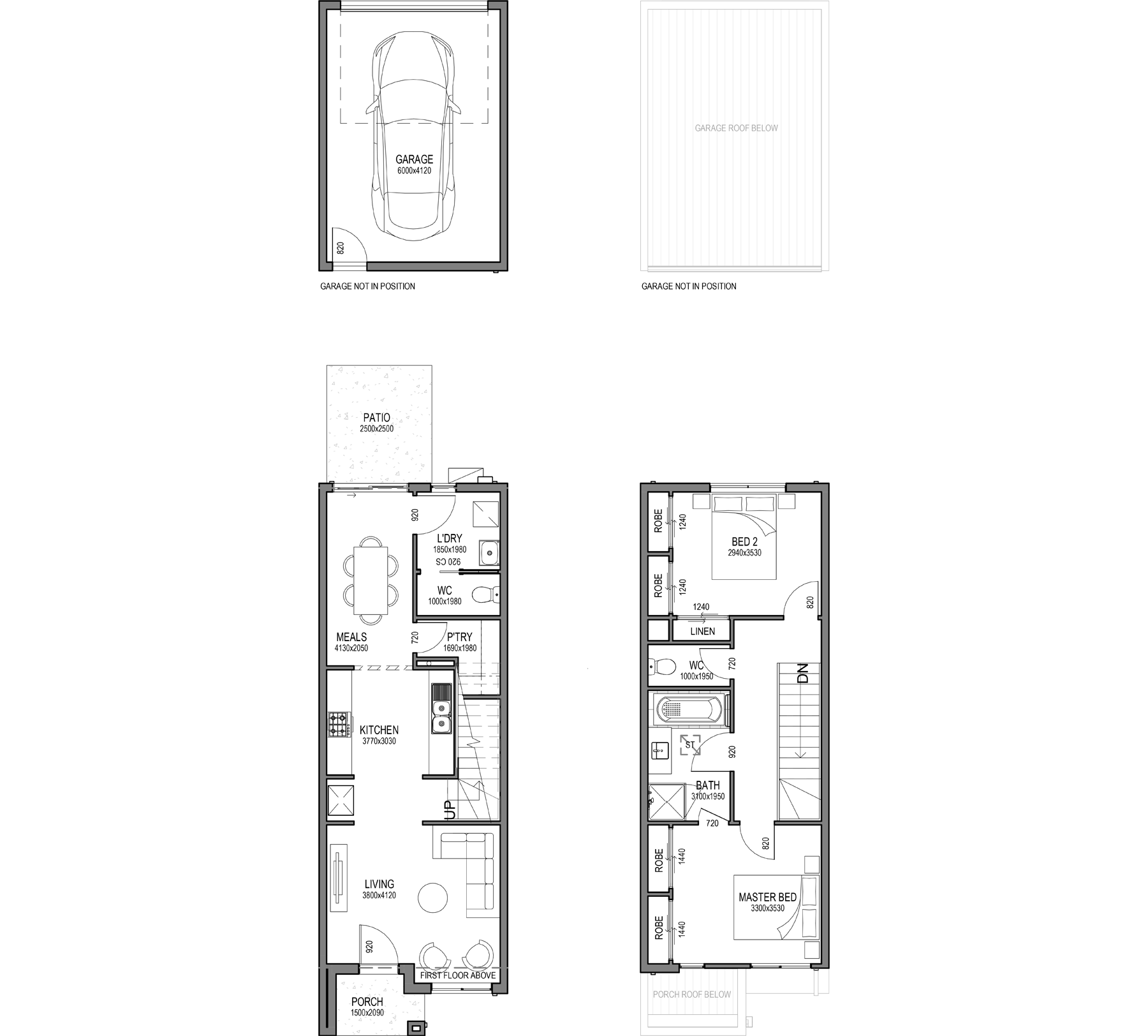 Image of Clovertone Type A Townhome by Glenvill Homes